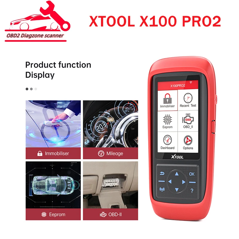 Диагностический инструмент XTOOL X100 PRO2, сканер для считывания кодов автомобиля, сброс ECM и иммобилайзер
Диагностический инструмент XTOOL X100 PRO2, сканер для считывания кодов автомобиля, сброс ECM и иммобилайзер