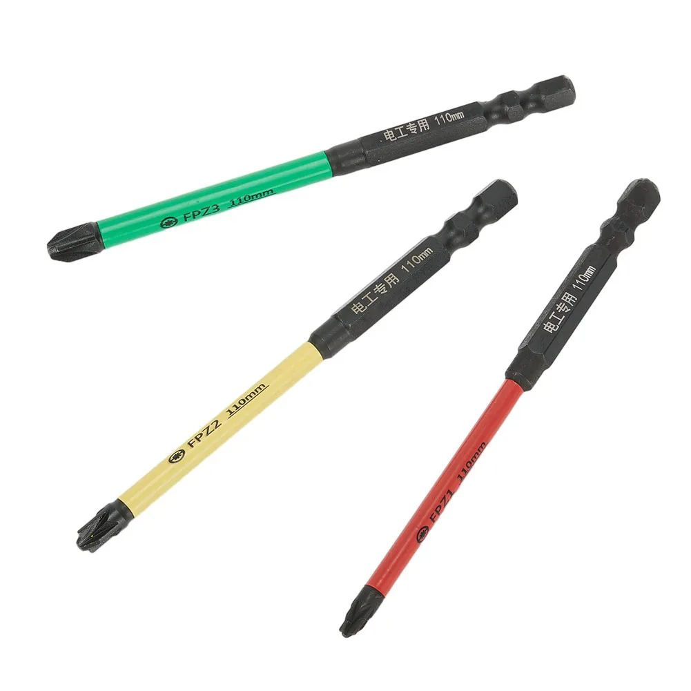 1/3pcs Magnetic Special Cross Screwdriver Bit Nutdrivers FPZ1 FPZ2 FPZ3 For Socket Switch Electrician Power Tool 65mm 110mm
1/3pcs Magnetic Special Cross Screwdriver Bit Nutdrivers FPZ1 FPZ2 FPZ3 For Socket Switch Electrician Power Tool 65mm 110mm