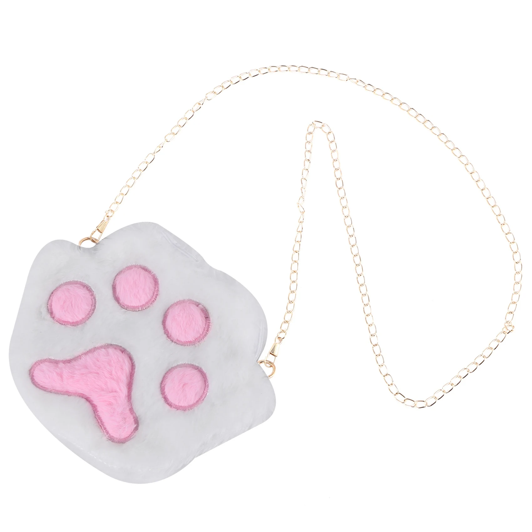 Cute Shoulder Bags Fluffy Kawaii Palm Print Chain Bag Women Cartoon Plush Crossbody Bag Fluffy Plush Handbag,White
Cute Shoulder Bags Fluffy Kawaii Palm Print Chain Bag Women Cartoon Plush Crossbody Bag Fluffy Plush Handbag,White
