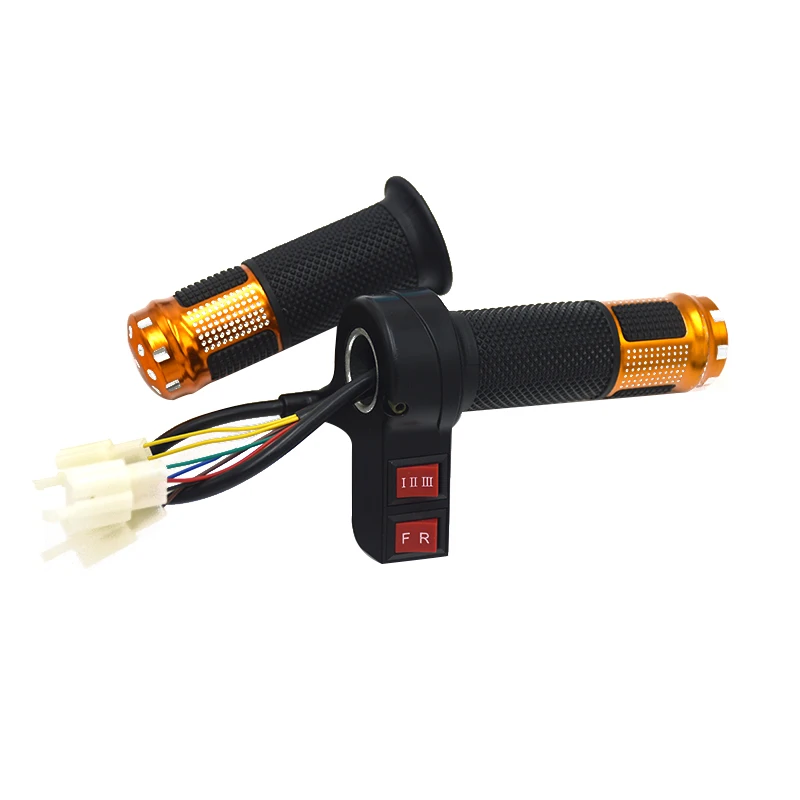 24V/36V/48V/64V/72V electric bicycle throttleforward reverse for ebike/scooter/tricycle and with 3 speed controller
24V/36V/48V/64V/72V electric bicycle throttleforward reverse for ebike/scooter/tricycle and with 3 speed controller