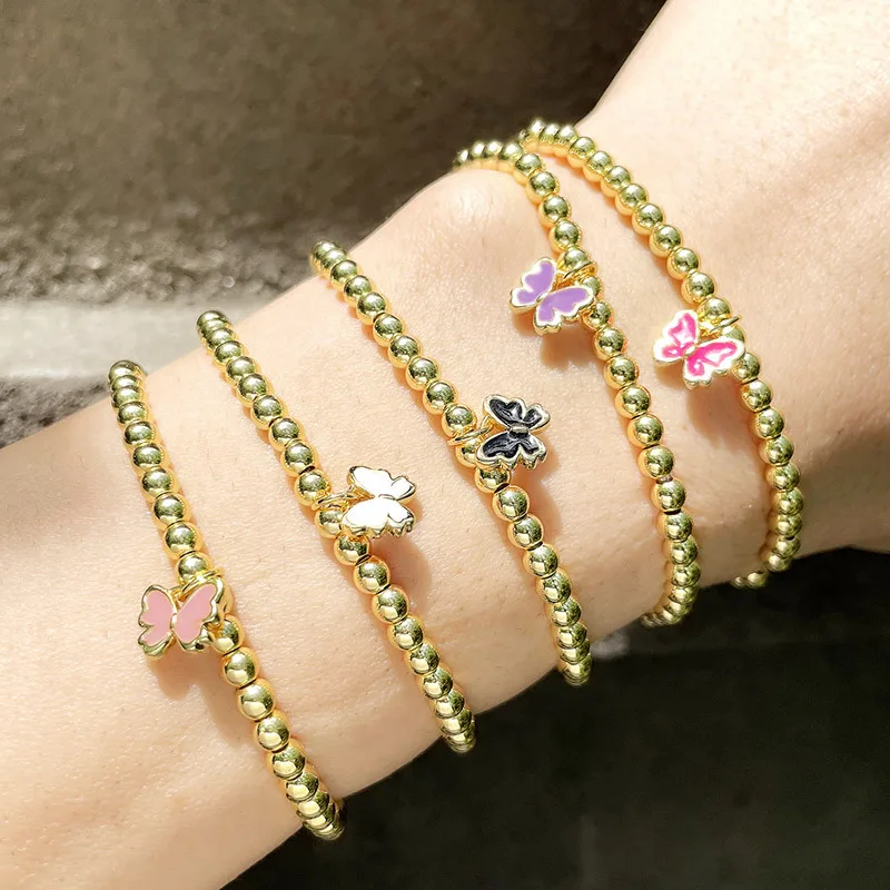 Bohemia Metal Beads Bracelet for Women INS Fashion Butterfly Pendant Distance Elasticity Bracelet Charm Wristband DIY Jewelry
Bohemia Metal Beads Bracelet for Women INS Fashion Butterfly Pendant Distance Elasticity Bracelet Charm Wristband DIY Jewelry