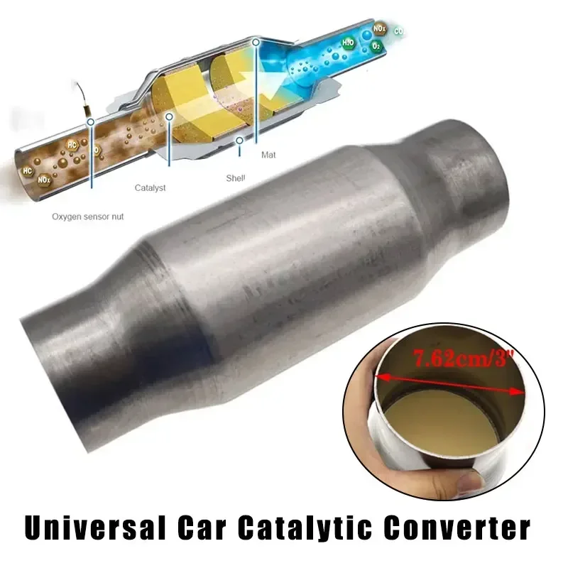 Универсальный автомобильный катализатор 3 дюйма/7,62 см, чистый спортивный выхлоп, 400 отверстий, впускной/выпускной выхлопной системы, сварная система из нержавеющей стали
Универсальный автомобильный катализатор 3 дюйма/7,62 см, чистый спортивный выхлоп, 400 отверстий, впускной/выпускной выхлопной системы, сварная система из нержавеющей стали