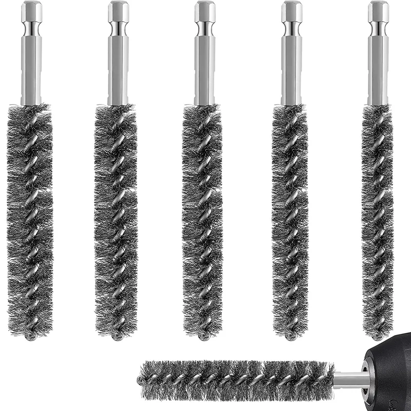 Bore Brush Stainless Steel Bristles Wire Brush For Power Drill Cleaning Wire Brush With Hex Shank Handle 6 Pieces
Bore Brush Stainless Steel Bristles Wire Brush For Power Drill Cleaning Wire Brush With Hex Shank Handle 6 Pieces