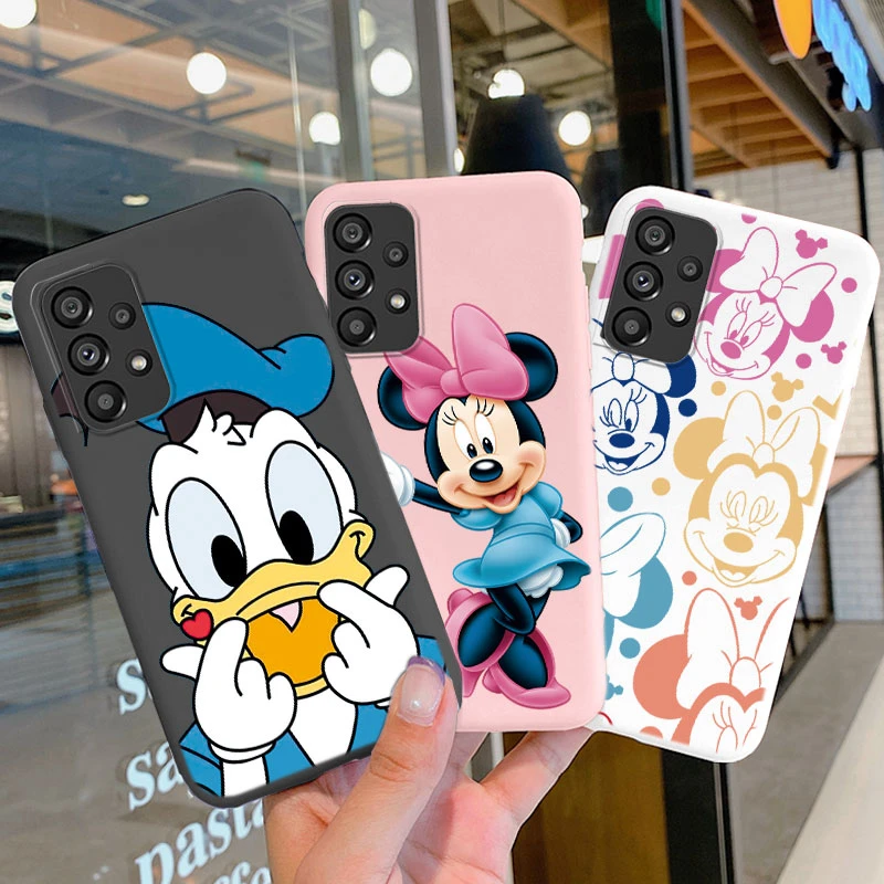Чехол для телефона с аниме Микки и Минни для Samsung A73 A75 A75s A72 F5, мягкий силиконовый чехол, милый мультяшный чехол для Samsung Galaxy A73
Чехол для телефона с аниме Микки и Минни для Samsung A73 A75 A75s A72 F5, мягкий силиконовый чехол, милый мультяшный чехол для Samsung Galaxy A73