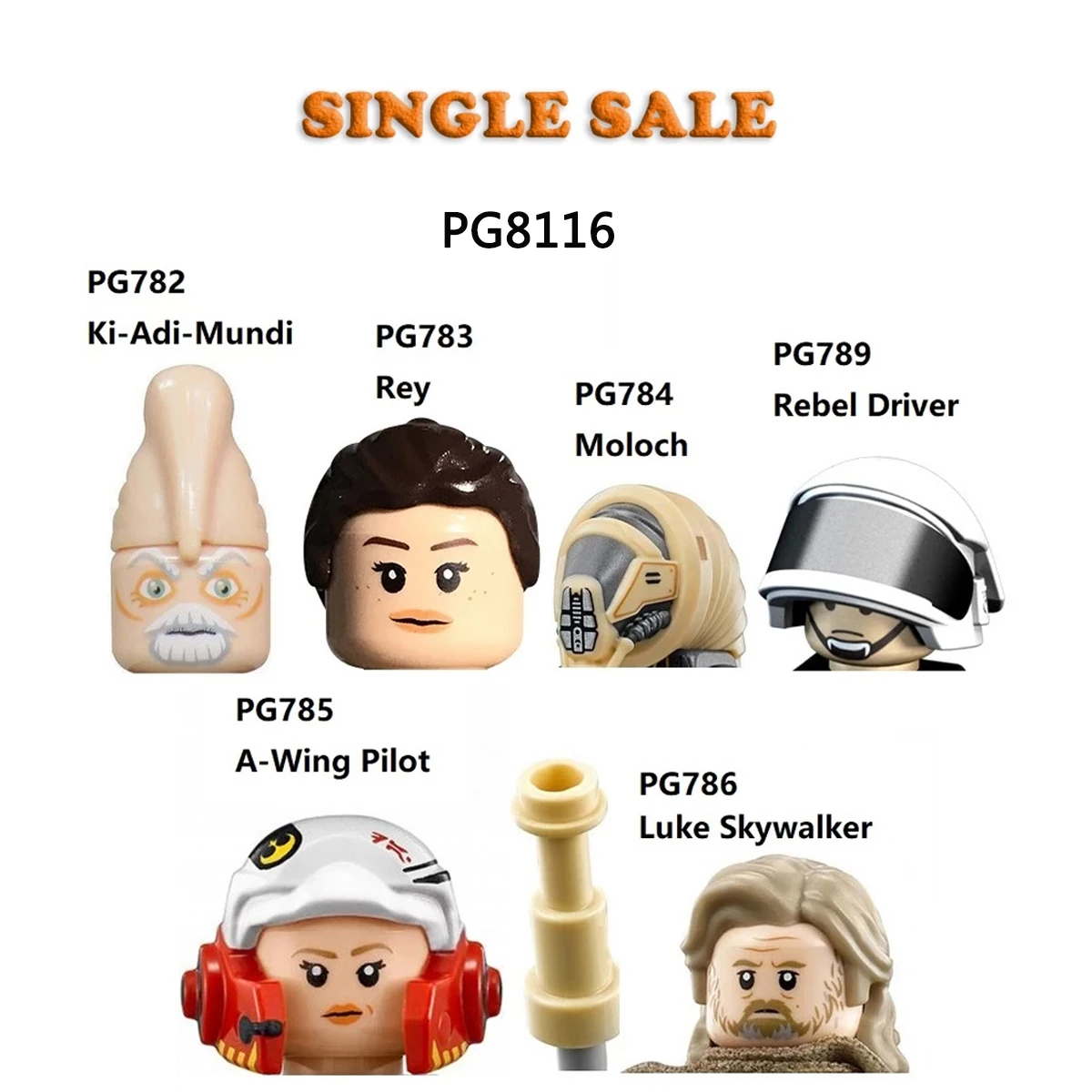 Single Sales Building Blocks Movie Series Action figures Completed Characters Constructor Educational Toys For Children PG8116
Single Sales Building Blocks Movie Series Action figures Completed Characters Constructor Educational Toys For Children PG8116