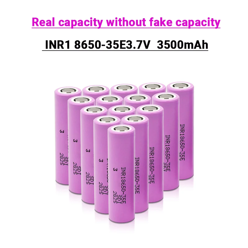 Free delivery, 3500mAh 18650.00 rechargeable lithium-ion battery, discharge INR18650 35E 3500mAh.100% original large capacity
Free delivery, 3500mAh 18650.00 rechargeable lithium-ion battery, discharge INR18650 35E 3500mAh.100% original large capacity