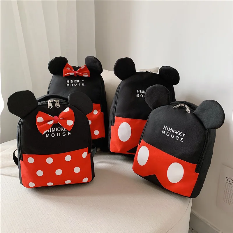 Disney Kindergarten Baby Schoolbag Boys And Girls Cute Bow Backpack Fashion Children Anti-lost Backpack Mickey Minnie School Bag
Disney Kindergarten Baby Schoolbag Boys And Girls Cute Bow Backpack Fashion Children Anti-lost Backpack Mickey Minnie School Bag