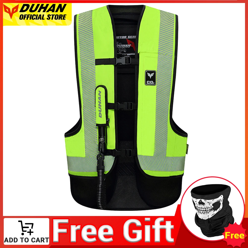 DUHAN Motorcycle Vest Airbag Motocross Vest Air Bag System Protective Gear Reflective Motorbike Airbag Moto Vest Size M-2XL
DUHAN Motorcycle Vest Airbag Motocross Vest Air Bag System Protective Gear Reflective Motorbike Airbag Moto Vest Size M-2XL