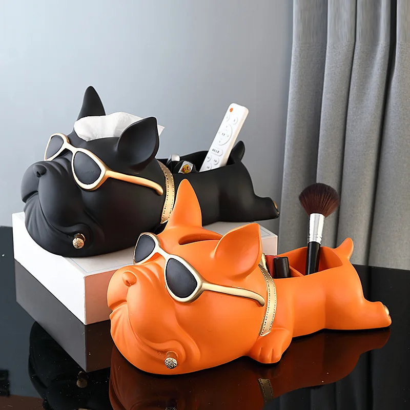 Nordic Light Luxury Dog Tissue Box Living Room Coffee Table Desktop Modern Porch Key Storage Home Decor
Nordic Light Luxury Dog Tissue Box Living Room Coffee Table Desktop Modern Porch Key Storage Home Decor
