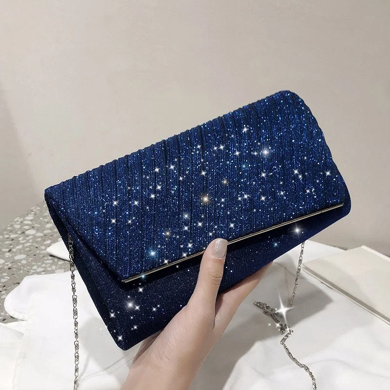 Women's Elegant Blue Evening Bags 2023 Fashion Wedding Clutches Party Purse Female Handbag Small Chain Shoulder bag FTB323
Women's Elegant Blue Evening Bags 2023 Fashion Wedding Clutches Party Purse Female Handbag Small Chain Shoulder bag FTB323