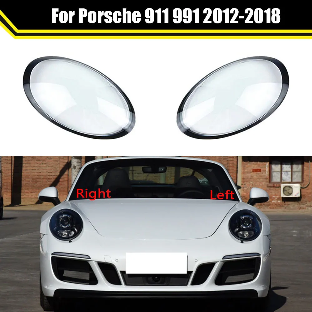 For Porsche 991 911 2012-2018 Front Headlight Lens Cover Auto Headlamp Lampshade Case Lampcover Glass Lamp Shell Caps
For Porsche 991 911 2012-2018 Front Headlight Lens Cover Auto Headlamp Lampshade Case Lampcover Glass Lamp Shell Caps