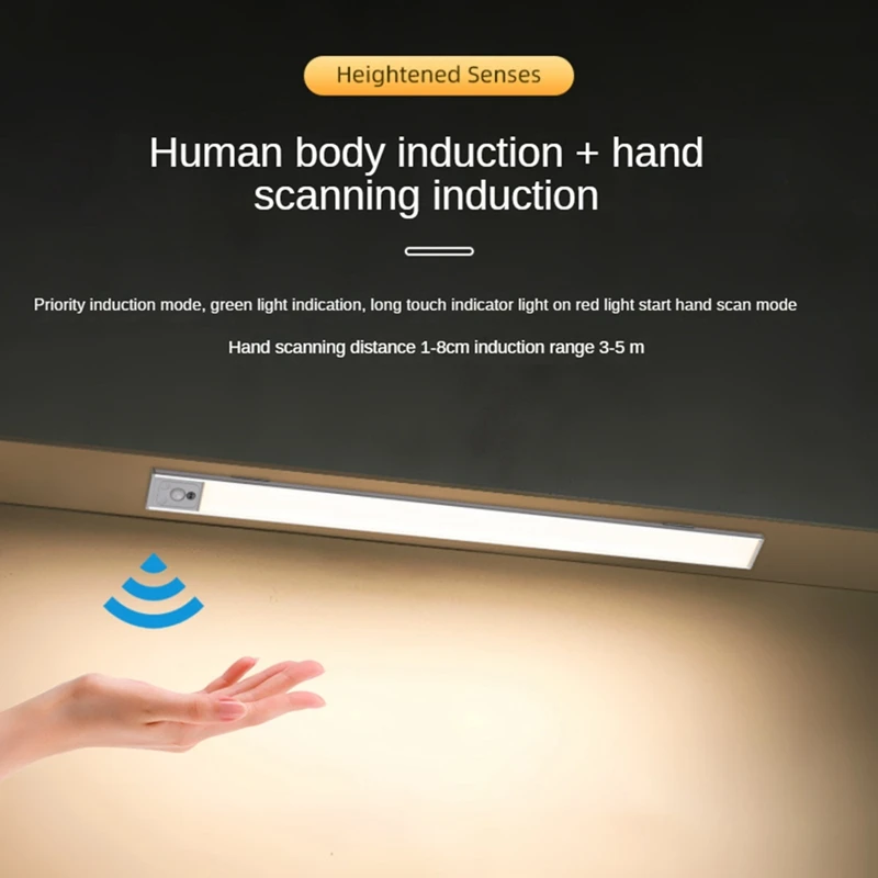 Motion Sensor Lights Indoor Temps Dimmable Under Cabinet Lighting Rechargeable Wireless Closet Lights Night Light Durable
Motion Sensor Lights Indoor Temps Dimmable Under Cabinet Lighting Rechargeable Wireless Closet Lights Night Light Durable