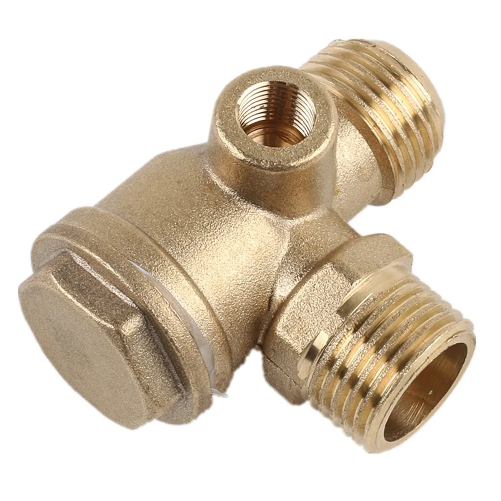 Air Compressor 3-Port Brass Male Threaded Check Valve Connector Tool Connect Pipe Fittings Zinc Alloy Compressor Replacement
Air Compressor 3-Port Brass Male Threaded Check Valve Connector Tool Connect Pipe Fittings Zinc Alloy Compressor Replacement
