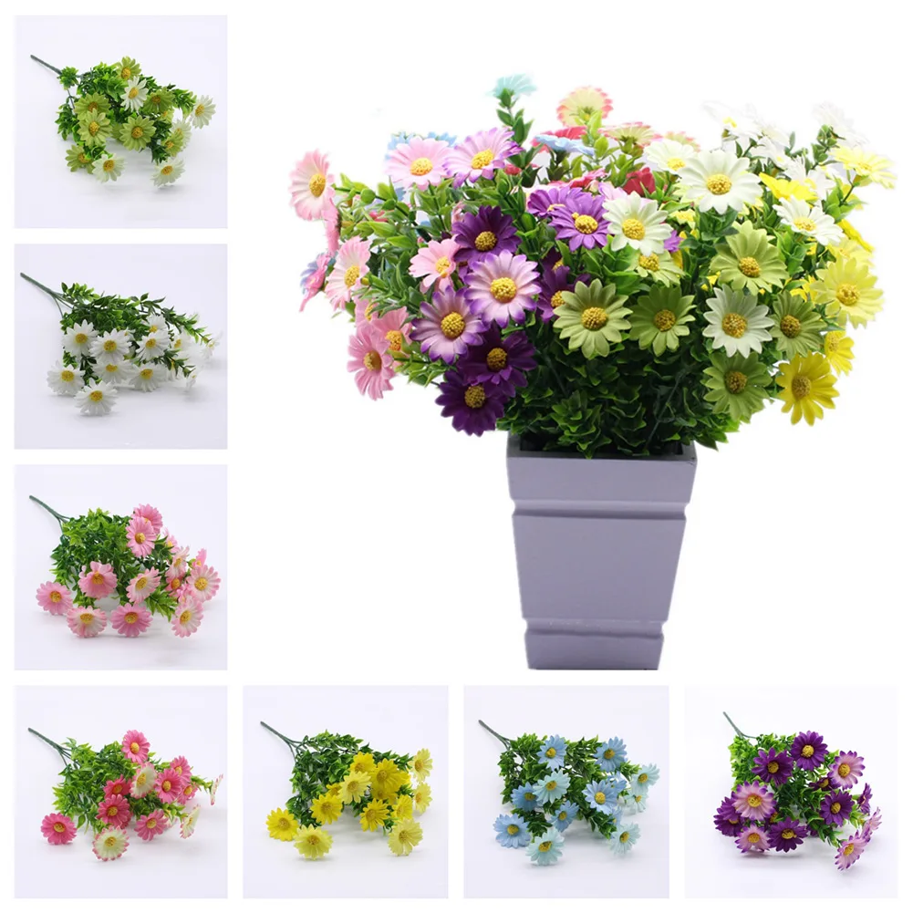 15 Artificial Daisy Simulation Flowers Fake Plants For Home Wedding Garden Desktop Decoration Non Fading Reusable Silk 36cm
15 Artificial Daisy Simulation Flowers Fake Plants For Home Wedding Garden Desktop Decoration Non Fading Reusable Silk 36cm