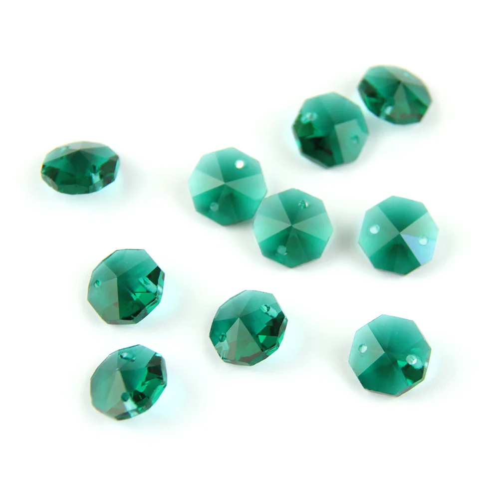 100pcs-2000pcs Zircon Green 14mm 1 Hole/2 Holes Crystal Glass Prisms Octagon Beads Lamp Chandelier Parts For Wedding Decoration
100pcs-2000pcs Zircon Green 14mm 1 Hole/2 Holes Crystal Glass Prisms Octagon Beads Lamp Chandelier Parts For Wedding Decoration