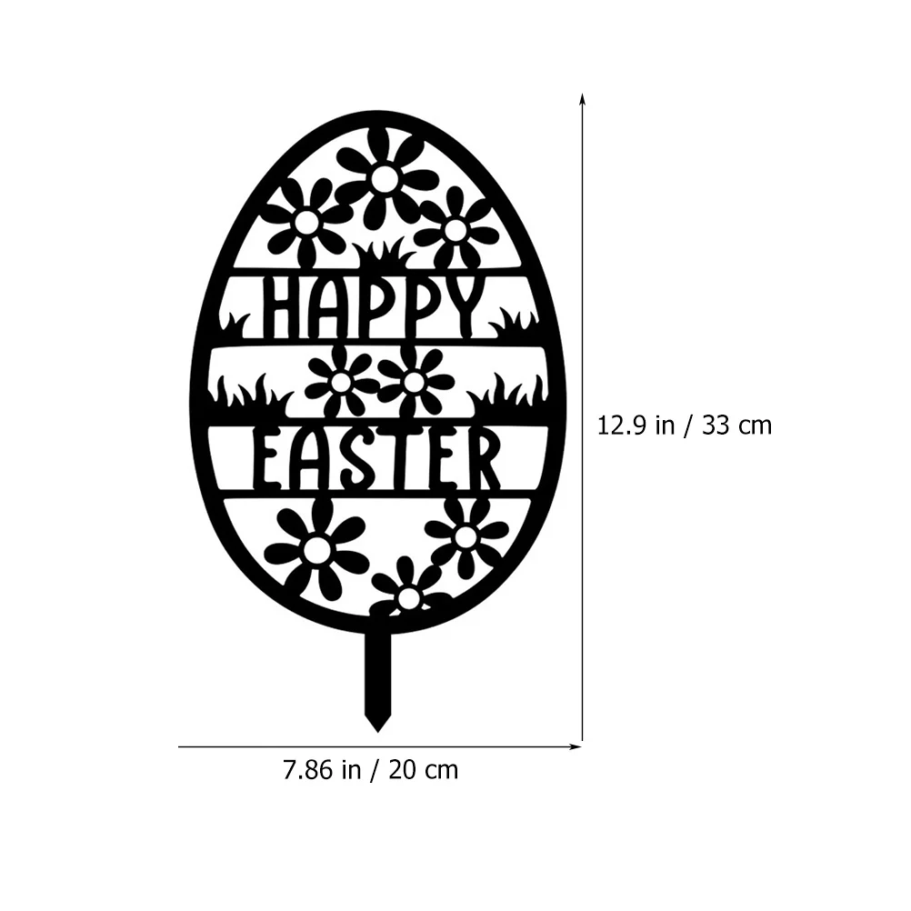 Acrylic Stake Yard Sign Garden Sign Easter Egg Shaped Stake Egg Inserted Ornament Lawn Ornament Courtyard Egg Stake
Acrylic Stake Yard Sign Garden Sign Easter Egg Shaped Stake Egg Inserted Ornament Lawn Ornament Courtyard Egg Stake