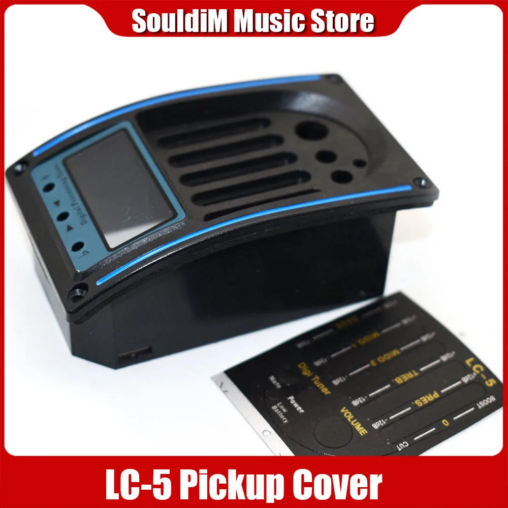 LC-5 Electric Guitar Preamp EQ Piezo Pickup Cover Case Holder with Sticker and Glass Screen Gutiarra accessories 
LC-5 Electric Guitar Preamp EQ Piezo Pickup Cover Case Holder with Sticker and Glass Screen Gutiarra accessories