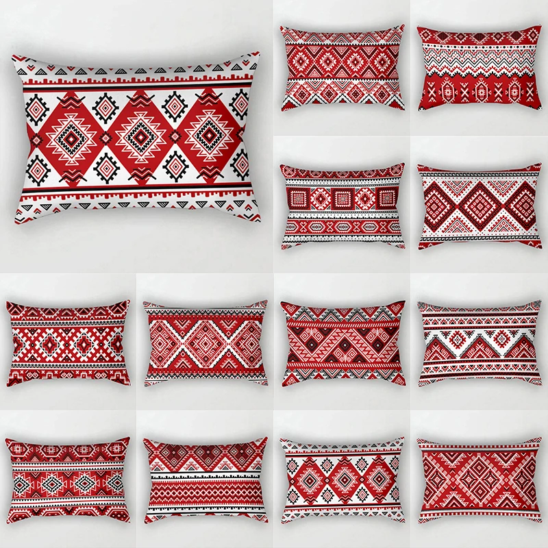 Red Series Stripe Geometric Polyester Sofa Pillow Cover 30x50cm Double Sided Print Cushion Cover Patchwork Flower Pillow Case
Red Series Stripe Geometric Polyester Sofa Pillow Cover 30x50cm Double Sided Print Cushion Cover Patchwork Flower Pillow Case