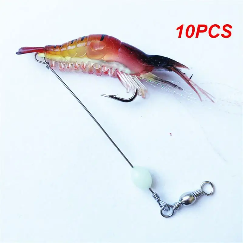 10PCS Fishing Lures Luminous Soft Bait Luya Shrimp Bait Hanging Bionic Fake Bait Fishing Bait Silicone Soft Bug Outdoor Fishing
10PCS Fishing Lures Luminous Soft Bait Luya Shrimp Bait Hanging Bionic Fake Bait Fishing Bait Silicone Soft Bug Outdoor Fishing