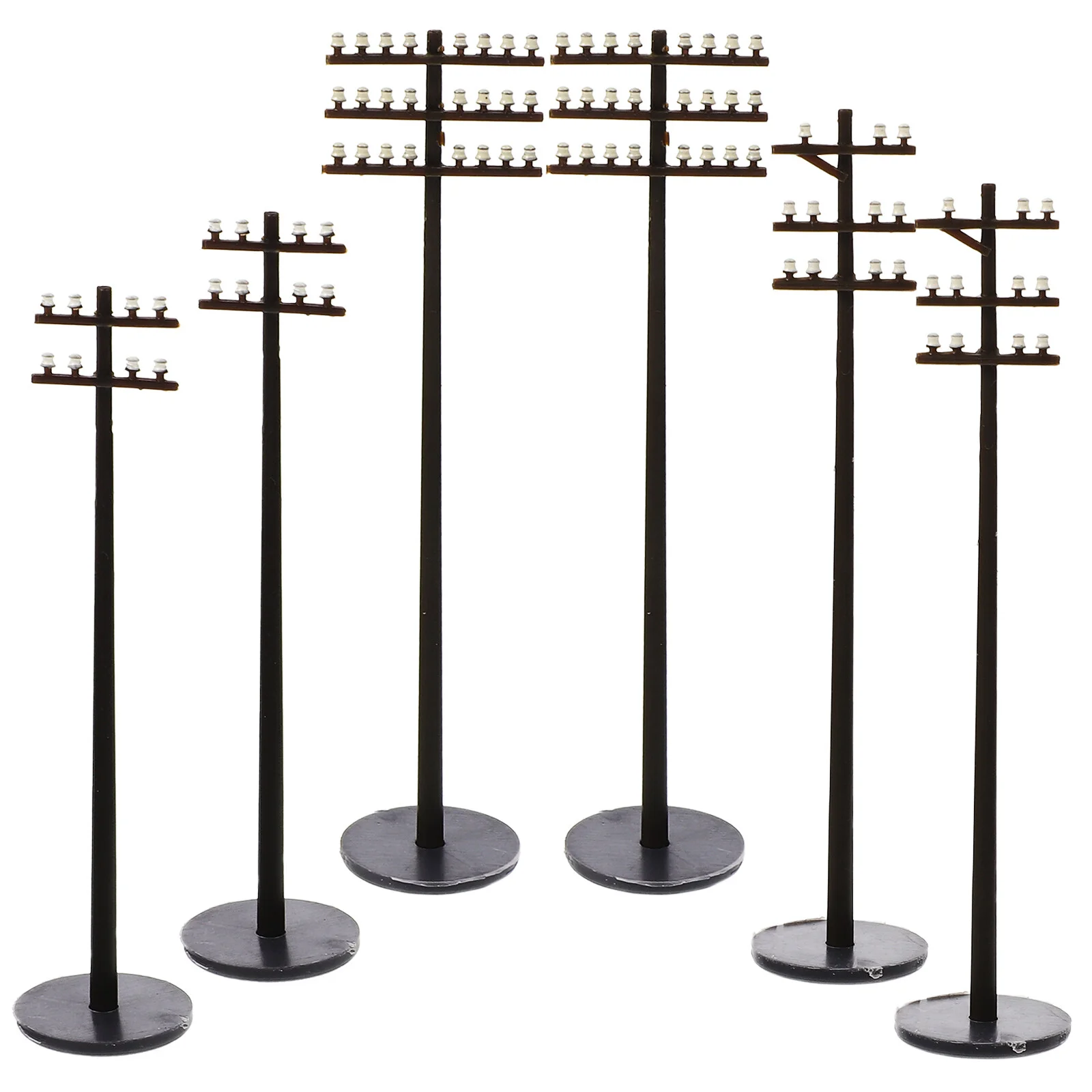 6 Pcs Diorama Garden Light Model Toys Traffic Telegraph Pole Abs Miniature Poles Child Dinner Table Decor
6 Pcs Diorama Garden Light Model Toys Traffic Telegraph Pole Abs Miniature Poles Child Dinner Table Decor