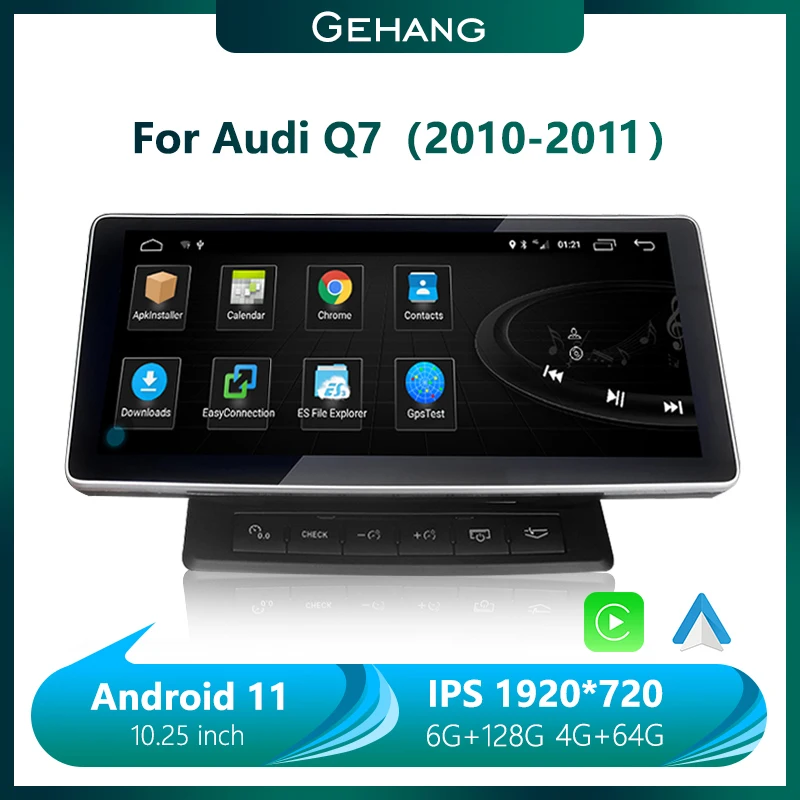 Автомобильный мультимедийный плеер Gehang, GPS, радио, стерео, 4G, LTE, Android 11,0, навигация для Audi 2010-2011, 10,25 дюйма, 6 + 128 ГБ
Автомобильный мультимедийный плеер Gehang, GPS, радио, стерео, 4G, LTE, Android 11,0, навигация для Audi 2010-2011, 10,25 дюйма, 6 + 128 ГБ