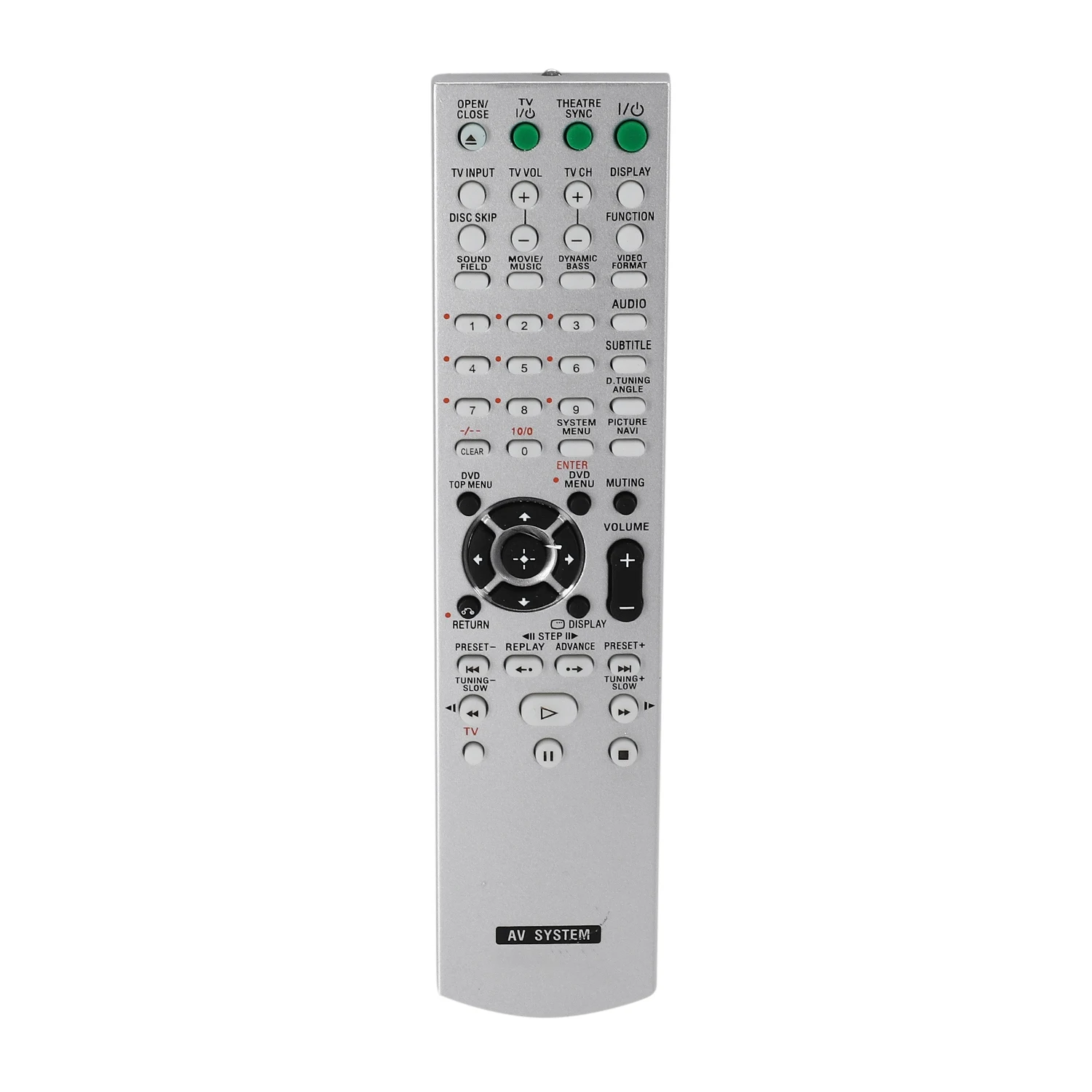 Пульт дистанционного управления Φ Rmadu005, подходит для Sony Dvd, домашнего кинотеатра, система искусственных фотографий
Пульт дистанционного управления Φ Rmadu005, подходит для Sony Dvd, домашнего кинотеатра, система искусственных фотографий