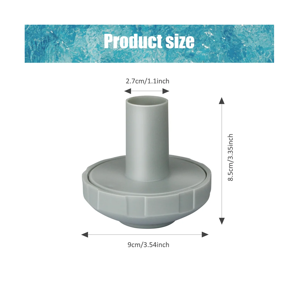Swimming Pool Hose Connector Adapter Swimming Pool Inlet Nozzle Swimming Pool Spray Filtration Connector, 1 Pcs
Swimming Pool Hose Connector Adapter Swimming Pool Inlet Nozzle Swimming Pool Spray Filtration Connector, 1 Pcs