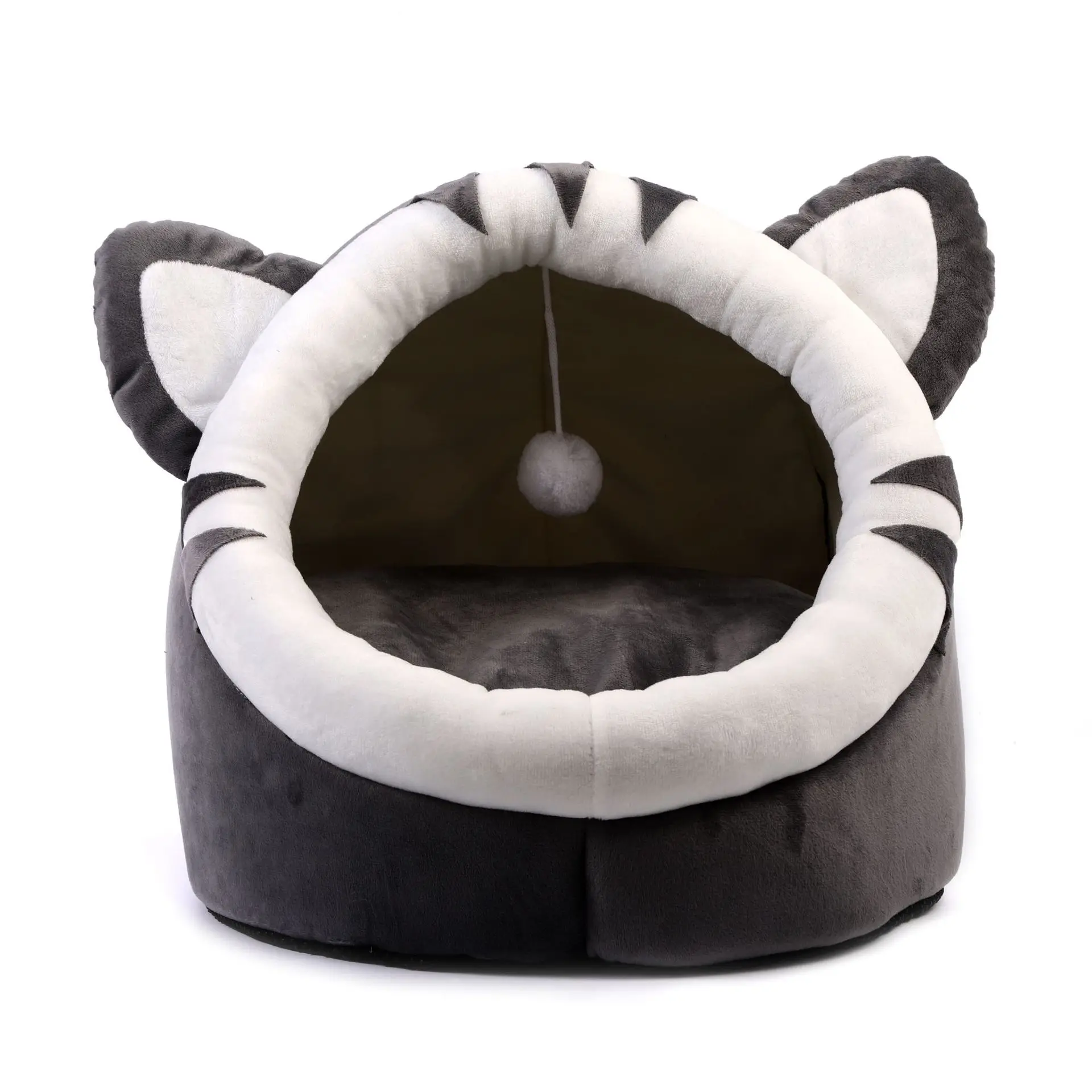 Kawaii Cat Bed Comfort Warm Cartoon Pattern Cat House with Ball Funny Improve IQ Pet Bed Detachable Washing Cat Accessories
Kawaii Cat Bed Comfort Warm Cartoon Pattern Cat House with Ball Funny Improve IQ Pet Bed Detachable Washing Cat Accessories