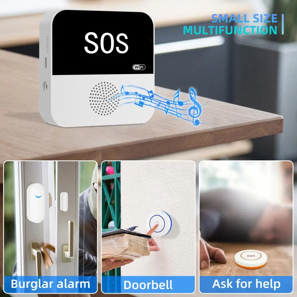 Tuya Smart Life App Tuya Wifi Sos Button Sensor Wireless Wifi Old People Emergency Panic Button Switch Watch Call Senior 433mhz
Tuya Smart Life App Tuya Wifi Sos Button Sensor Wireless Wifi Old People Emergency Panic Button Switch Watch Call Senior 433mhz