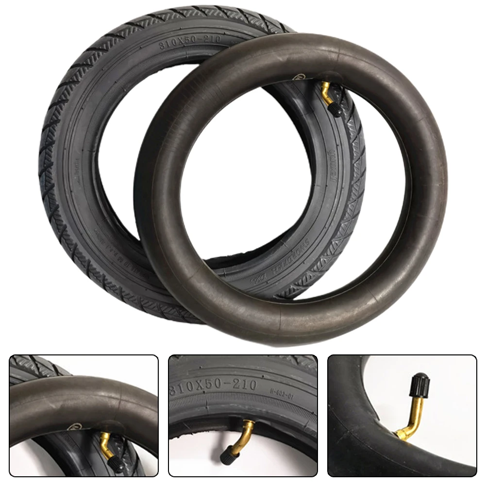 12 Inch 310X50-210 Inner Tube&Tire For Etwow Electric Scooter Baby Carriage Durable Rubber Inner Tube Outer Tire E-Scooter Parts
12 Inch 310X50-210 Inner Tube&Tire For Etwow Electric Scooter Baby Carriage Durable Rubber Inner Tube Outer Tire E-Scooter Parts