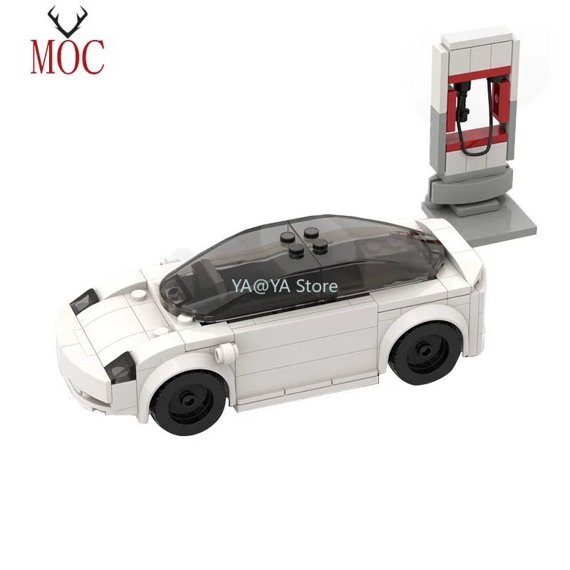 Moc Building Blocks New Energy Car Medol 3 Electric Vehicles Assembling High-Tech Car DIY Model Set Children's Toys Best Gift
Moc Building Blocks New Energy Car Medol 3 Electric Vehicles Assembling High-Tech Car DIY Model Set Children's Toys Best Gift