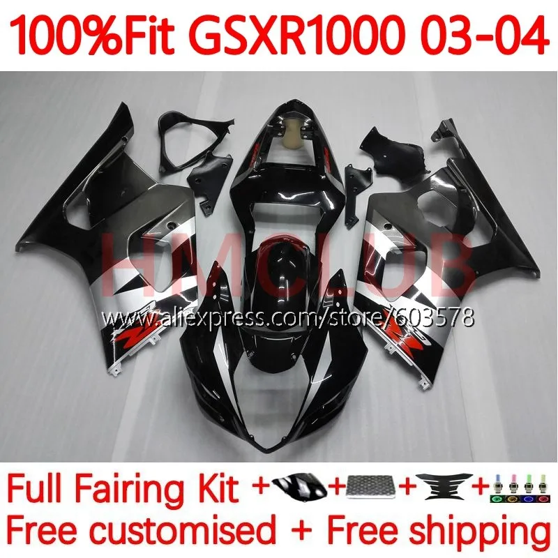 Injection For SUZUKI GSXR-1000 K3 GSX-R1000 GSXR 1000 CC 1000CC GSXR1000 2003 2004 GSX R1000 03 04 Fairing glossy grey 98No.7
Injection For SUZUKI GSXR-1000 K3 GSX-R1000 GSXR 1000 CC 1000CC GSXR1000 2003 2004 GSX R1000 03 04 Fairing glossy grey 98No.7
