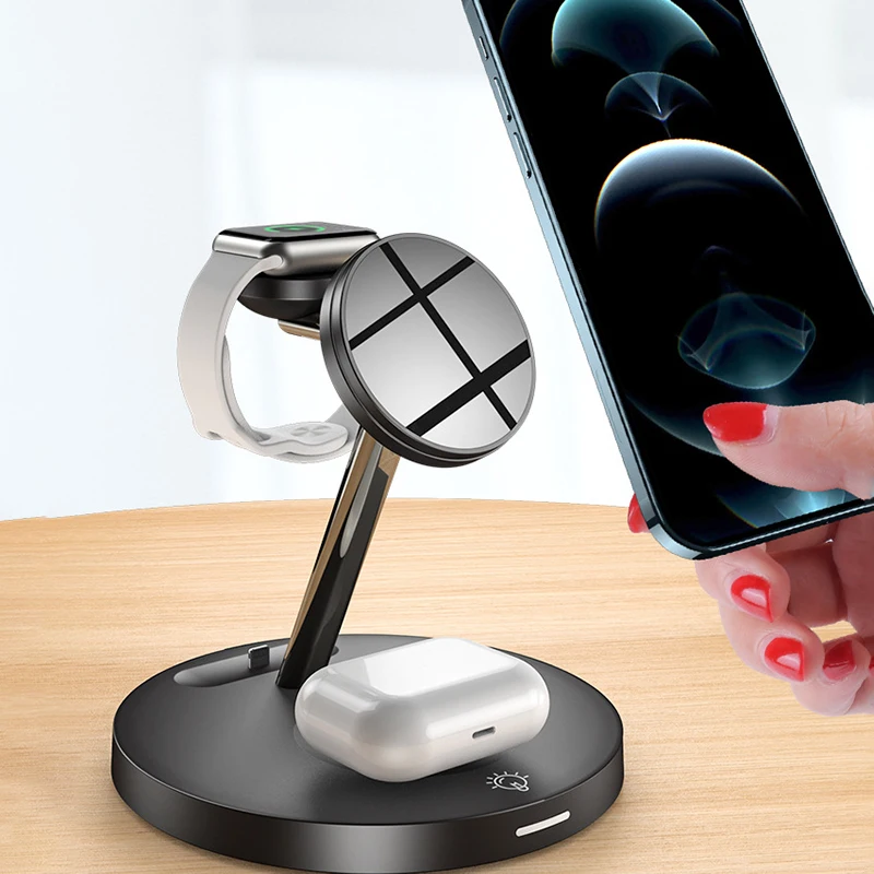 3In1 15W For magsafe Mobile Phone Magnetic Fast Wireless Chargers for Apple 11 Mobile Phone Samsung Note Huawei Xiaomi9 Charging
3In1 15W For magsafe Mobile Phone Magnetic Fast Wireless Chargers for Apple 11 Mobile Phone Samsung Note Huawei Xiaomi9 Charging