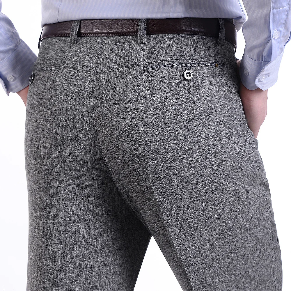 2023 Brand Men's Trousers Middle-aged Men Trousers Casual Loose Thin Pants for Male Straight High Waist Man Trouser Pant
2023 Brand Men's Trousers Middle-aged Men Trousers Casual Loose Thin Pants for Male Straight High Waist Man Trouser Pant