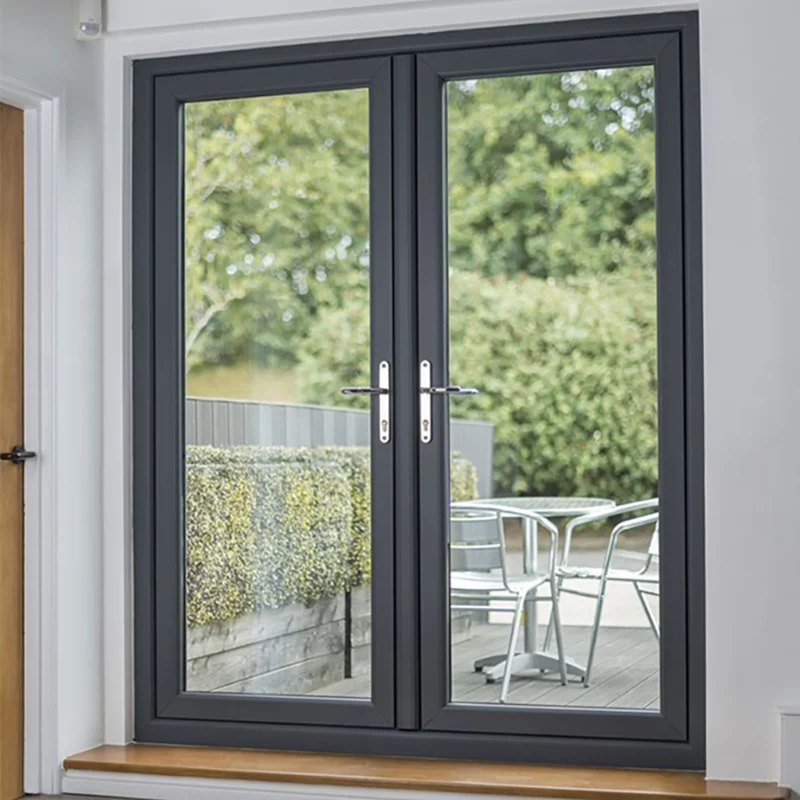 Двойная черная алюминиевая Внутренняя дверь из закаленного стекла
Двойная черная алюминиевая Внутренняя дверь из закаленного стекла