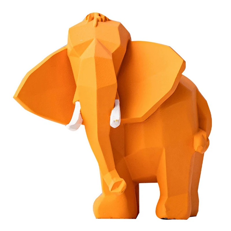 Geometry Elephant Figurine Resin For Home Office Hotel Decoration Tabletop Animal Modern Craft Elephant Statue Decor
Geometry Elephant Figurine Resin For Home Office Hotel Decoration Tabletop Animal Modern Craft Elephant Statue Decor
