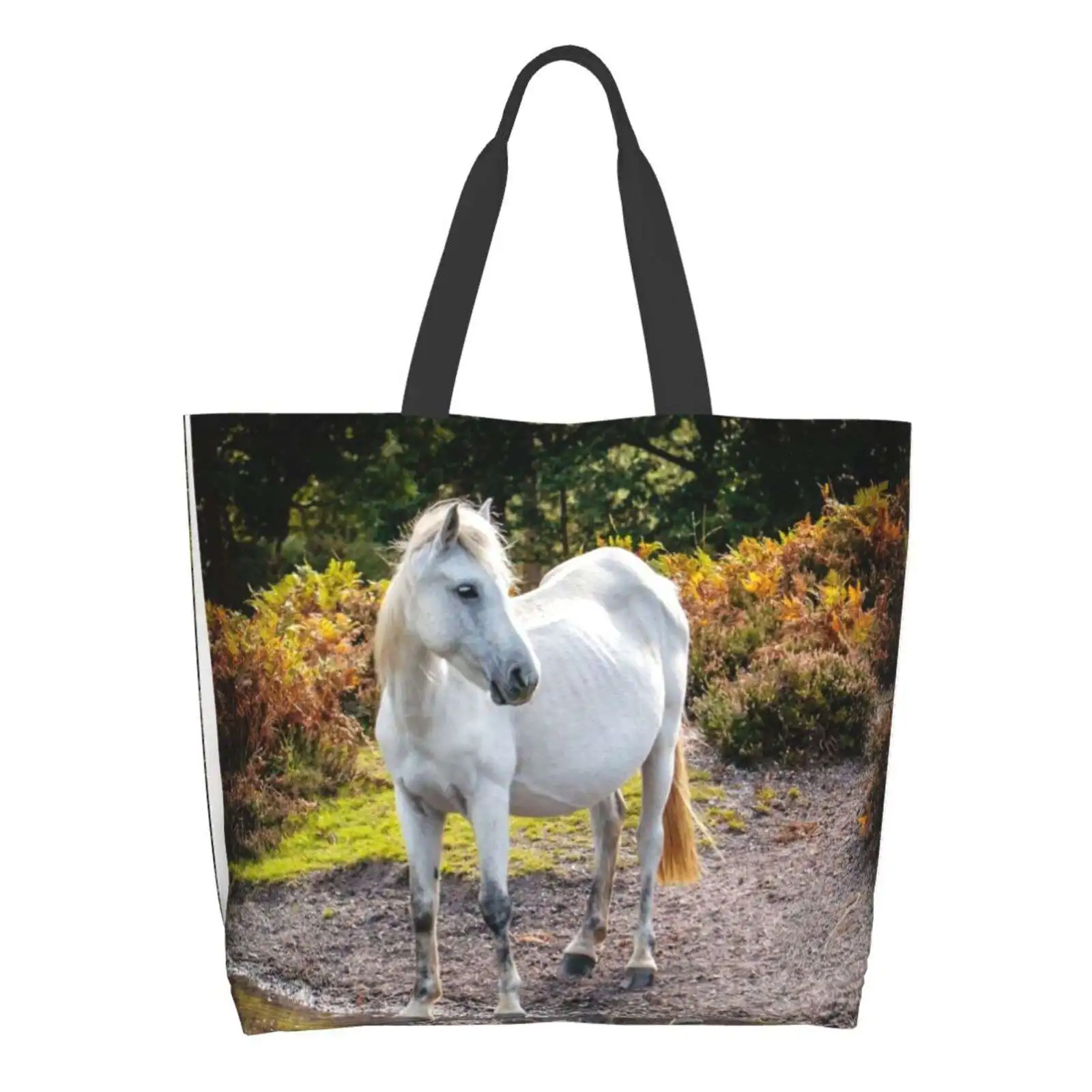Horse Magic In Reflection Totes Shoulder Bags for Travel Handbag Shopper Bag Horse New Forest Animal Nature Mammal
Horse Magic In Reflection Totes Shoulder Bags for Travel Handbag Shopper Bag Horse New Forest Animal Nature Mammal