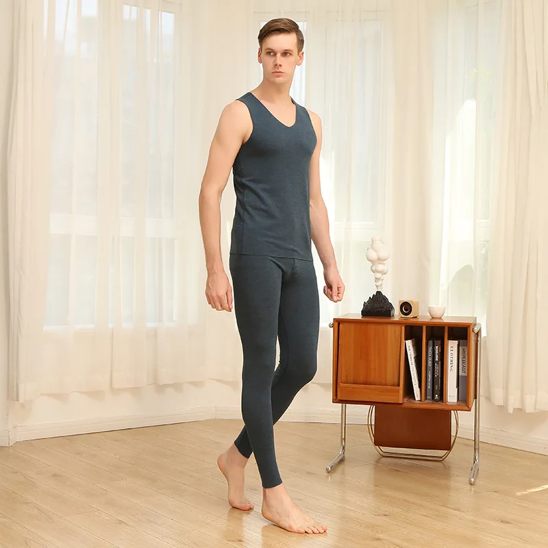 Warm vest men's plus velvet autumn and winter underwear cotton thickening base electric thermal underwear
Warm vest men's plus velvet autumn and winter underwear cotton thickening base electric thermal underwear