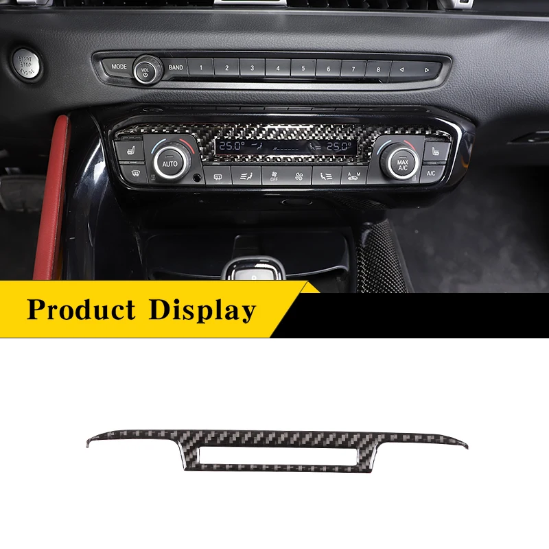ForToyota Supra GR A90 2019-2022 Soft Carbon Fiber Car Central Air Conditioner Switch Panel Sticker Car Interior Accessories
ForToyota Supra GR A90 2019-2022 Soft Carbon Fiber Car Central Air Conditioner Switch Panel Sticker Car Interior Accessories