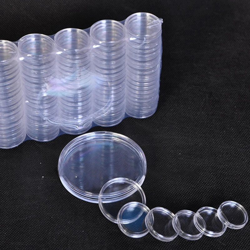 10PCS Transparent Plastic Coin Holder Coin Collecting Box Case For Coins Storage Protection Boxes Container
10PCS Transparent Plastic Coin Holder Coin Collecting Box Case For Coins Storage Protection Boxes Container