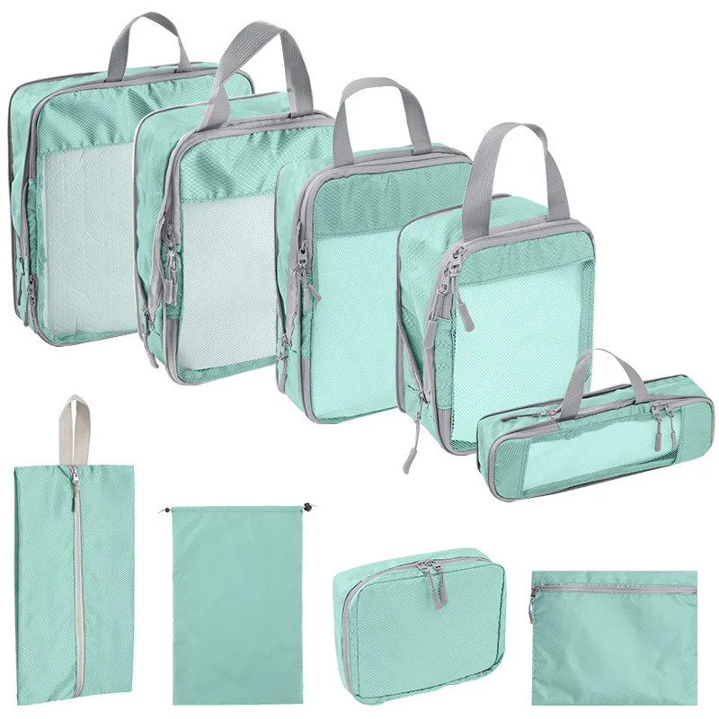 9PCS Travel Storage Bag Compressible Packing Cubes Foldable Travel Suitcase Nylon Portable With Handbag Luggage Organizer
9PCS Travel Storage Bag Compressible Packing Cubes Foldable Travel Suitcase Nylon Portable With Handbag Luggage Organizer