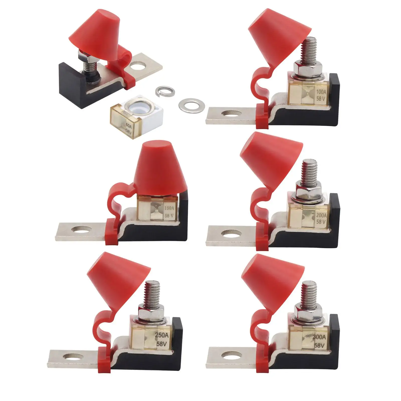 Mrbf Terminal Fuse Block Kit Dustproof 5/16" (M8) Compact Marine Rated Fuse Fuse Mount for Boat
Mrbf Terminal Fuse Block Kit Dustproof 5/16" (M8) Compact Marine Rated Fuse Fuse Mount for Boat