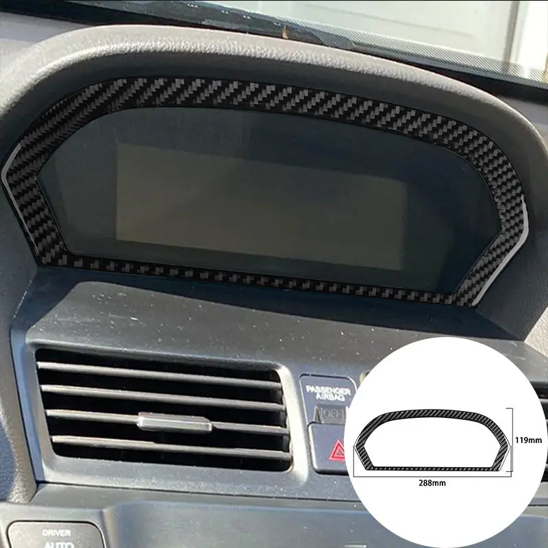 

Для Acura TL 2009-2014 Настоящее углеродное волокно центральная консоль рамка экрана Отделка наклейка Чехлы аксессуары для интерьера автостайлинг