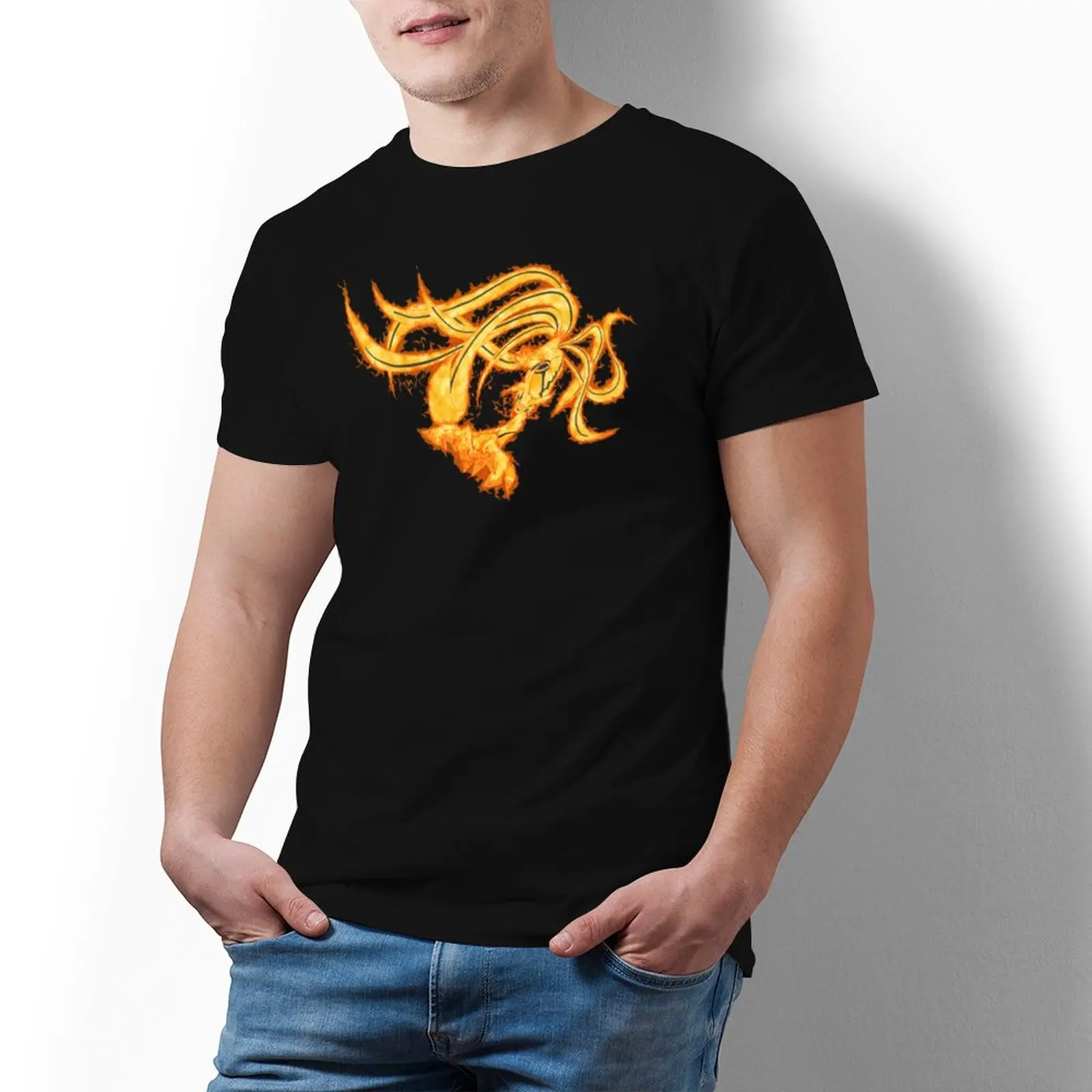 Хлопковая футболка Bandai Kurama - Nine Tailed Fox, Классическая тенниска с рисунком Аниме Манга, в стиле хип-хоп, одежда для мужчин
Хлопковая футболка Bandai Kurama - Nine Tailed Fox, Классическая тенниска с рисунком Аниме Манга, в стиле хип-хоп, одежда для мужчин