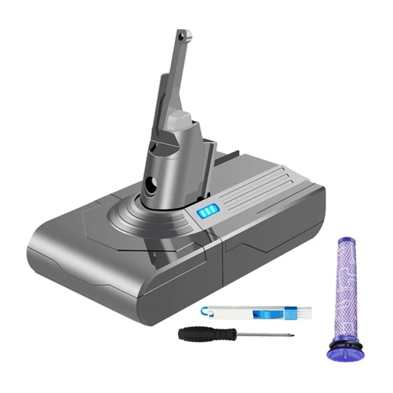 2000Mah V8 Parts Battery Kit 21.6V For Dyson V8 Animal /Absolute//Carbon Fiber Cord-Free Handheld Vacuum
2000Mah V8 Parts Battery Kit 21.6V For Dyson V8 Animal /Absolute//Carbon Fiber Cord-Free Handheld Vacuum