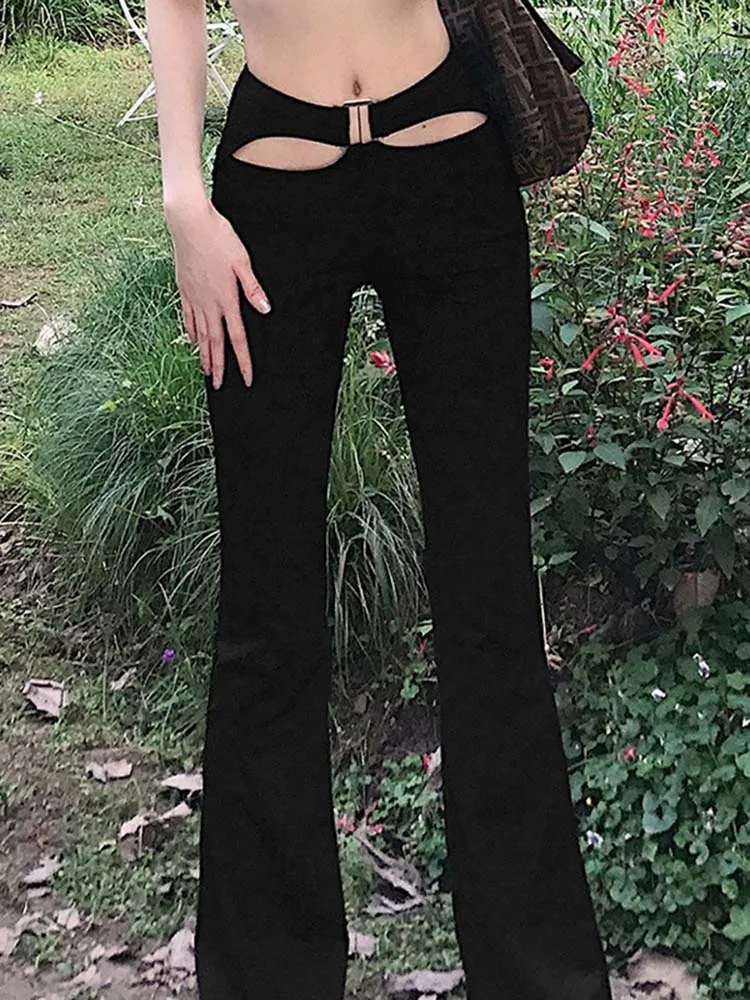 High street fashionable leprechaun with personality hollowed-out self-cultivation high-waist casual trousers women's all-match
High street fashionable leprechaun with personality hollowed-out self-cultivation high-waist casual trousers women's all-match