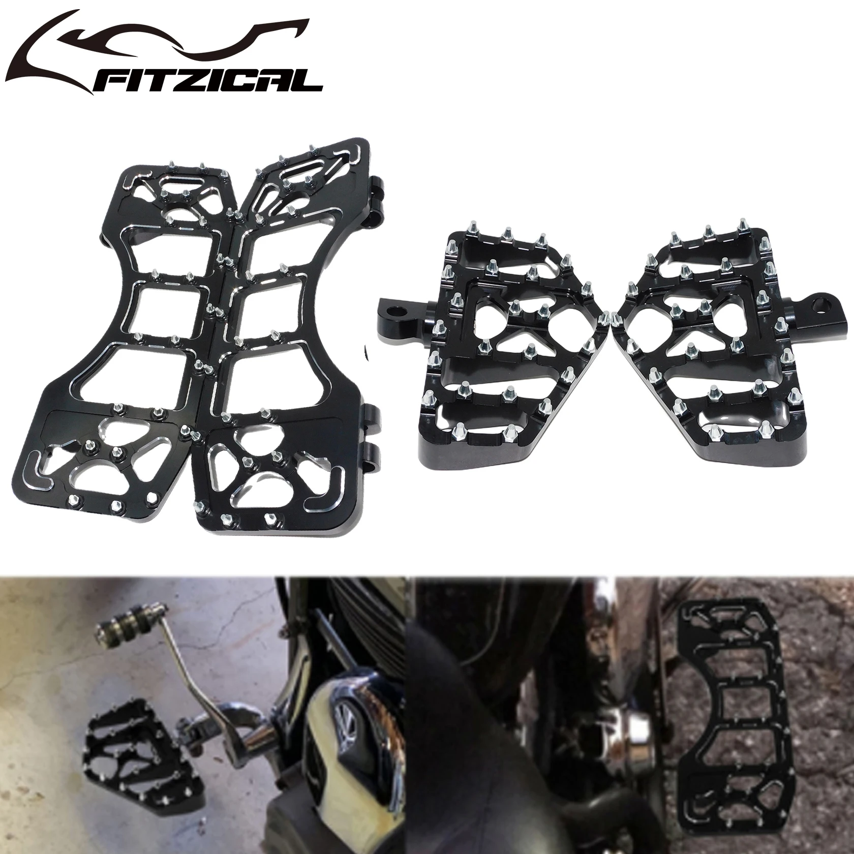 Motorcycle Driver Floorboard Passenger Foot Pegs Black Footrests Pedals For Harley Touring Street Road Glide Dyna FLD Softail
Motorcycle Driver Floorboard Passenger Foot Pegs Black Footrests Pedals For Harley Touring Street Road Glide Dyna FLD Softail