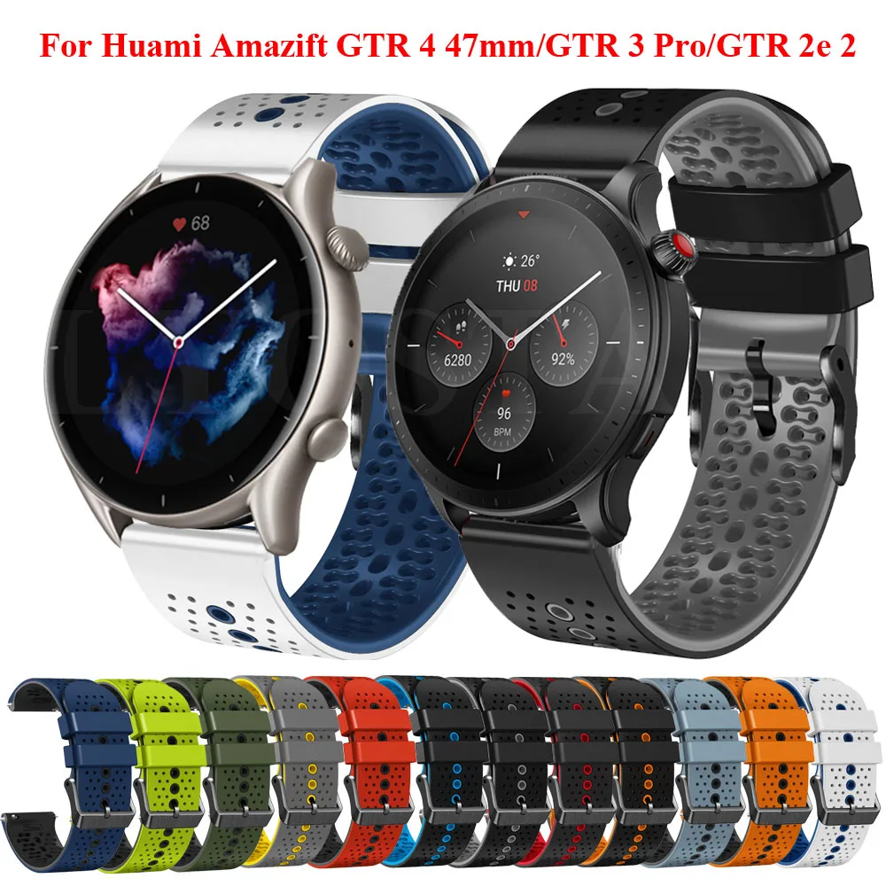 22mm Watchband Strap For xiaomi Huami Amazfit GTR 4/GTR4/47mm/GTR 3 Pro/2e/2 Smartwatch Silicone Bracelet Wristbands Accessories
22mm Watchband Strap For xiaomi Huami Amazfit GTR 4/GTR4/47mm/GTR 3 Pro/2e/2 Smartwatch Silicone Bracelet Wristbands Accessories