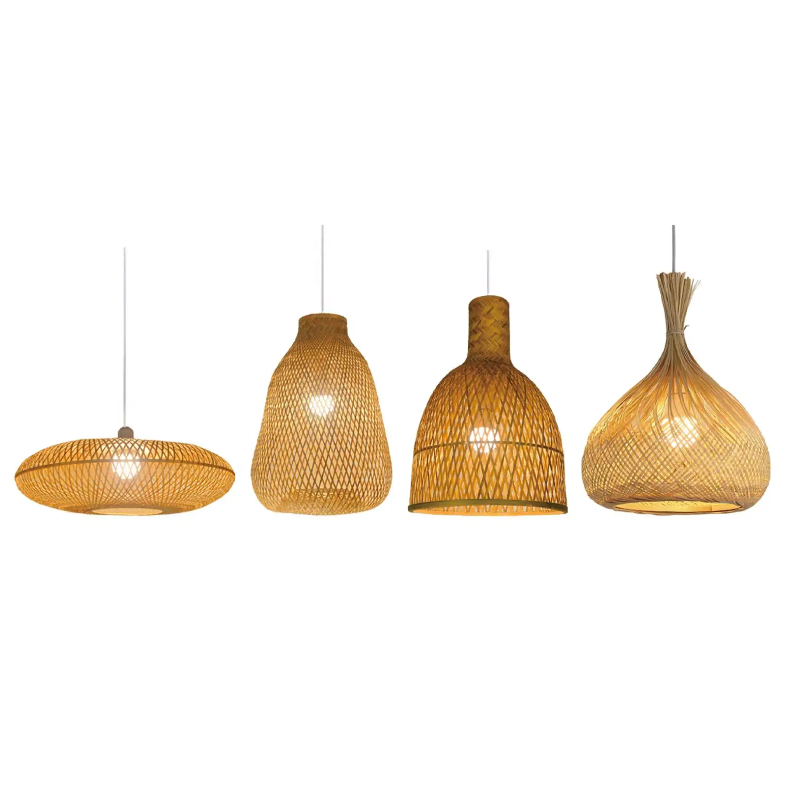 Bamboo Pendant Light Lampshade Hand Knitted Chinese Style Weaving Hanging Lamps Chandelier for Restaurant Home Decor Lighting
Bamboo Pendant Light Lampshade Hand Knitted Chinese Style Weaving Hanging Lamps Chandelier for Restaurant Home Decor Lighting