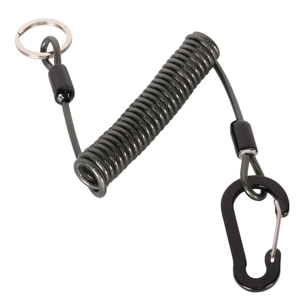 Lure Strengthen Lure Fishing Lanyard Of Steel Wire Twisted Retention Spring Rope Strong With Carabiners
Lure Strengthen Lure Fishing Lanyard Of Steel Wire Twisted Retention Spring Rope Strong With Carabiners